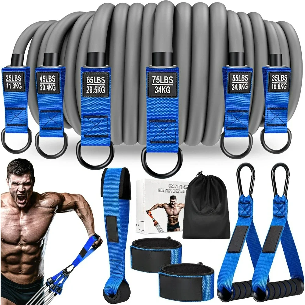 Resistance Bands Heavy Exercise Bands with Handles Fitness Band for Work Out Workout Band for Men Weight Band SetResistance Band