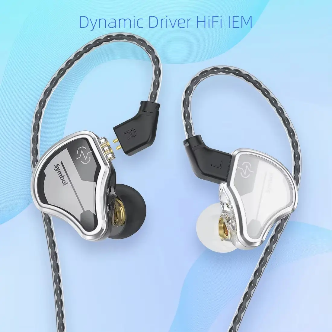 CCZ BC02 HiFi-In-Ear-Kopfhörer mit hochauflösender Geräuschunterdrückung, geeignet mit abnehmbarem Kabel für Musiker und Sänger