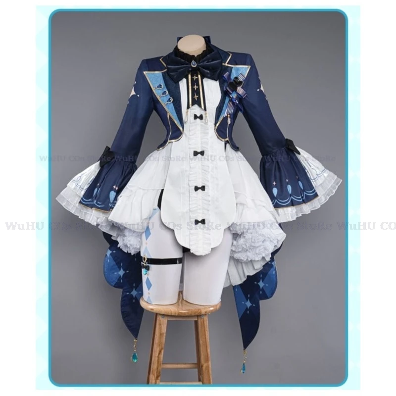 Furina Cosplay Costume Impact Fontaine Focalors Cosplay Women Outfits Bunny Costume Fontaine Cute Dress Lolite Game Role Play