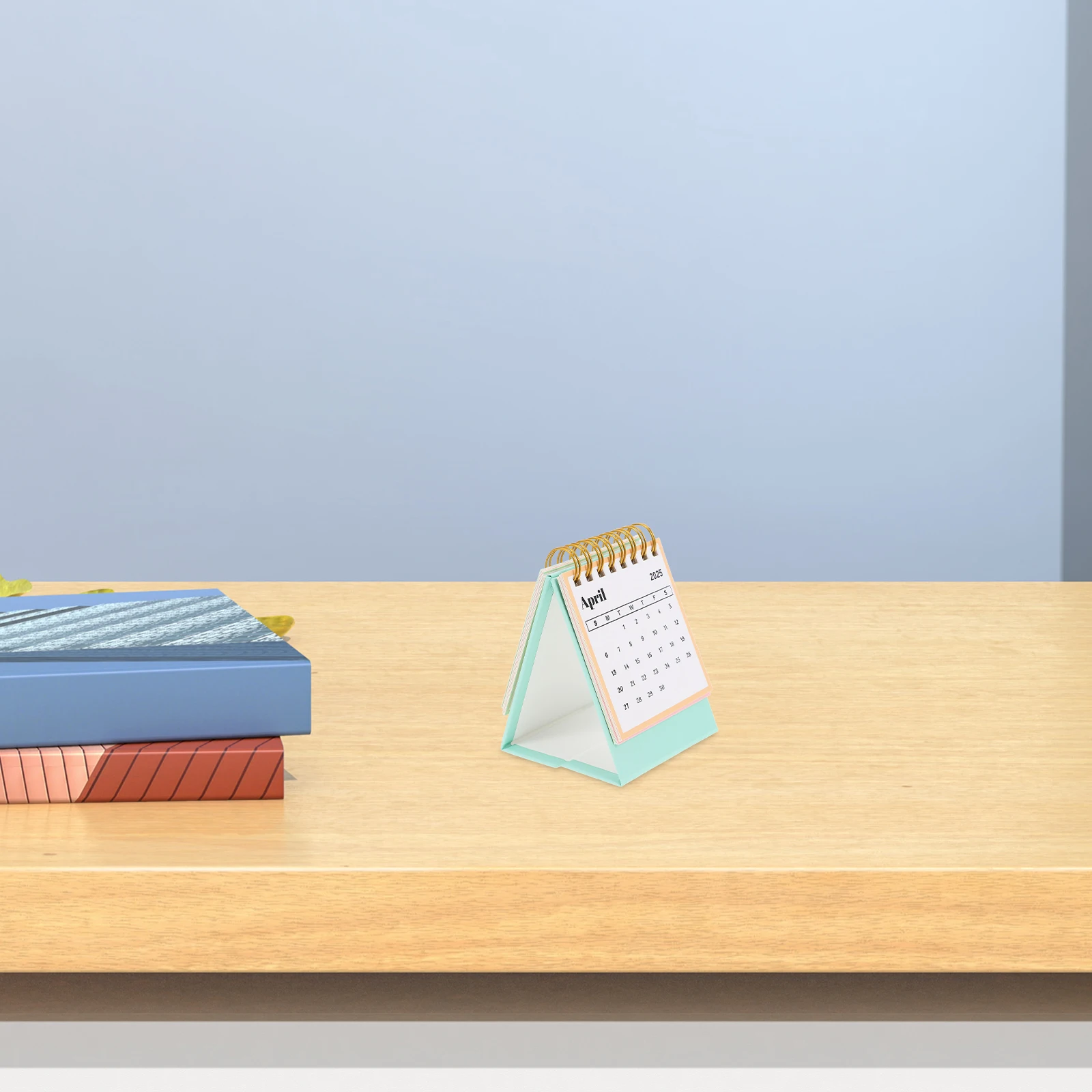 

2025 Creative Desk Calendar Mini Standing Flip Calendars for Table Stylish Colors Long Term Use Home Office Decor Art Supplies