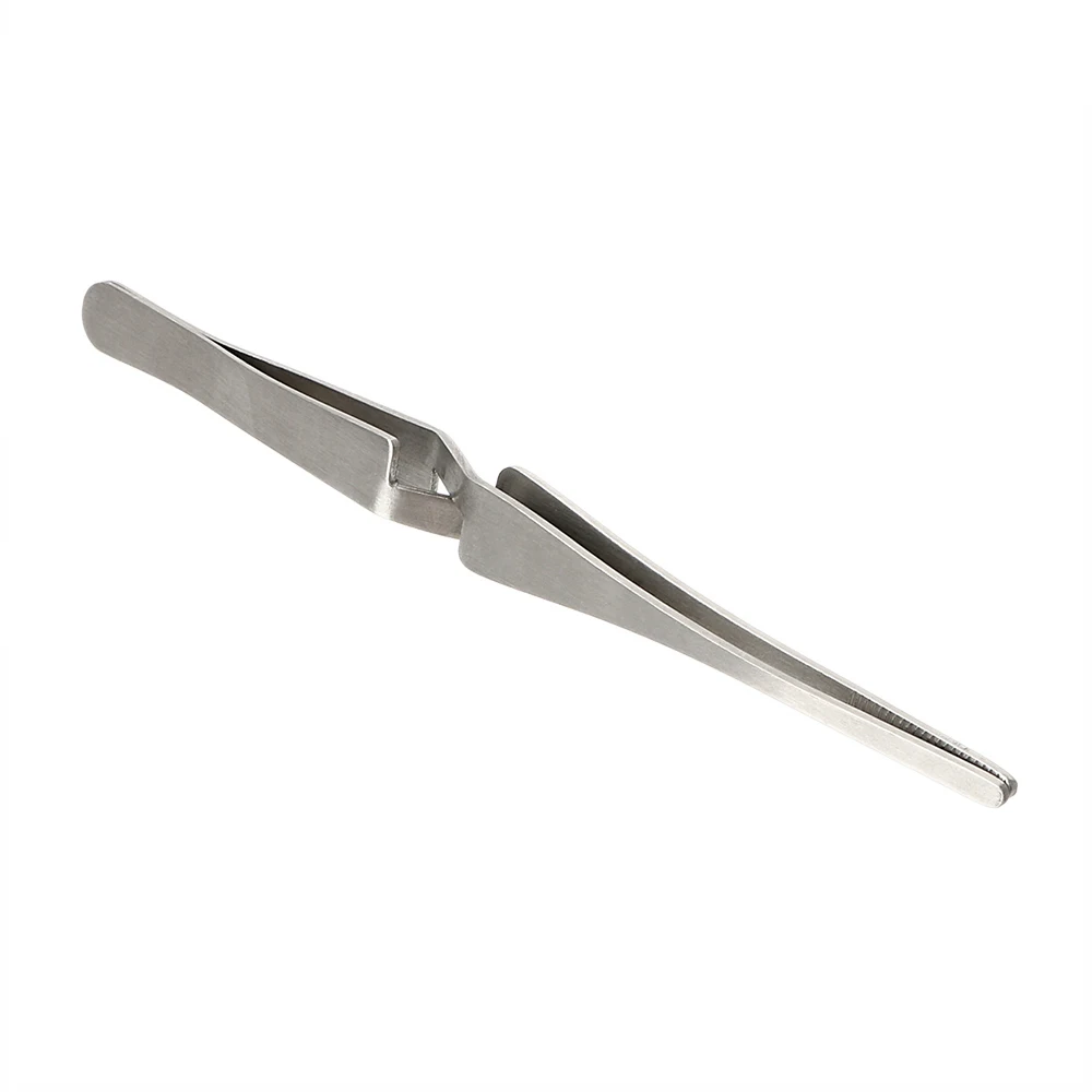 DIYWORK Save Effort Maintenance Tools Cross Lock Non-slip Tweezers Reverse Action Tweezer Stainless Steel