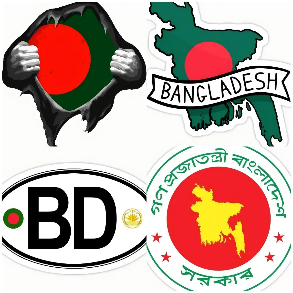 

Bangladesh Bd Car Stickers Styling And Decal Bumper Window Funny Decoration Motorcycle Laptop Trunk Accessories