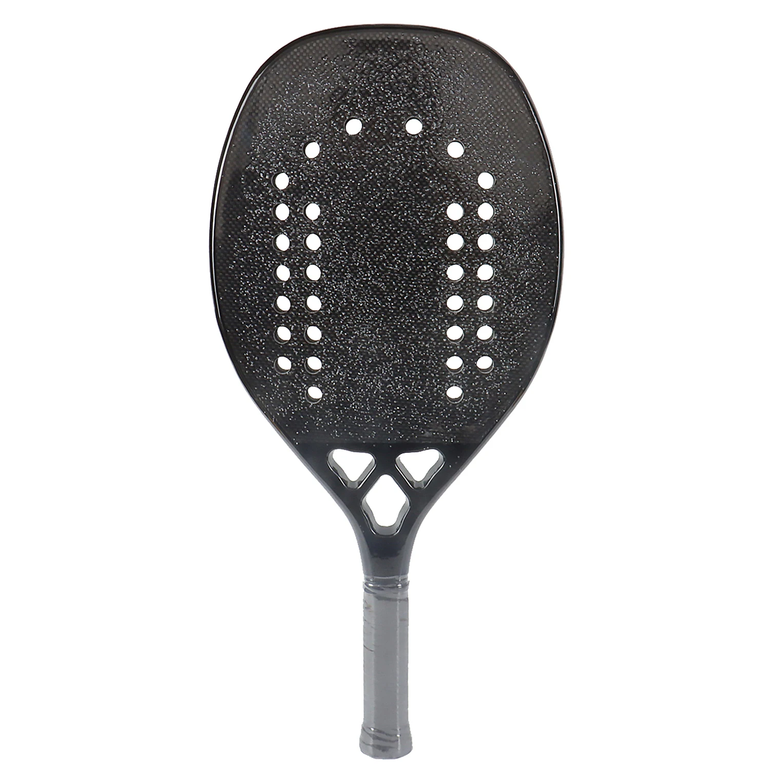 Beach Tennis Racket with EVA Soft Memory Foam Core, Professional Carbon Racquets, Glossy and Rough Surface, 3K