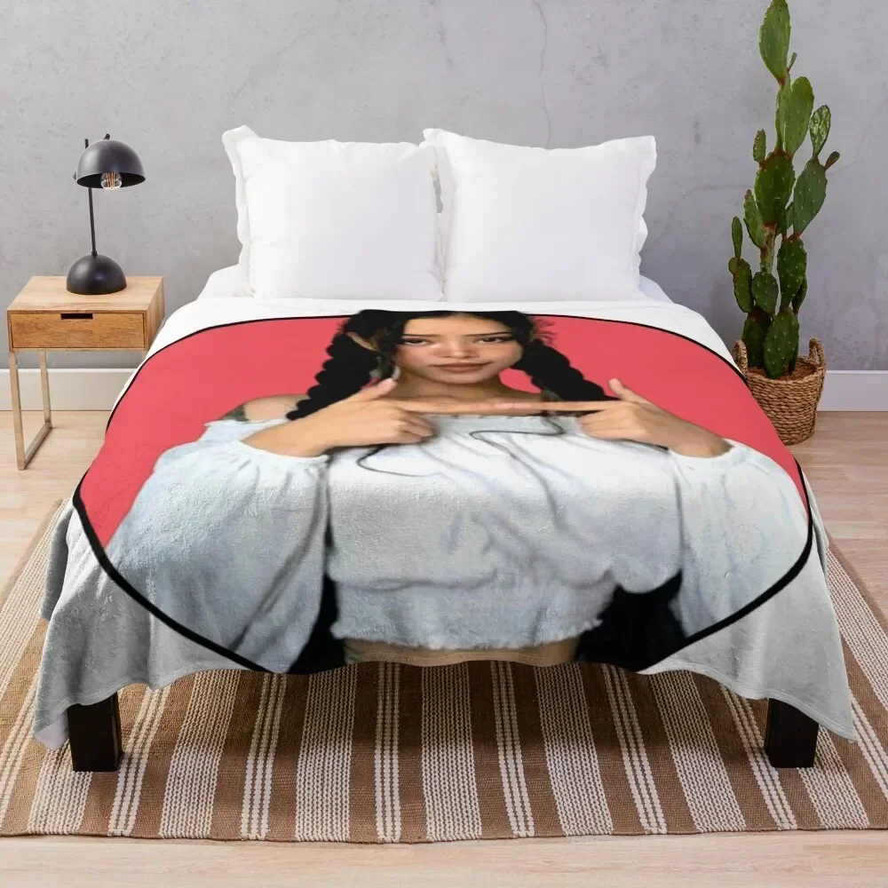 

Bella Poarch Throw Blanket Cute Plaid wednesday For Baby Blankets