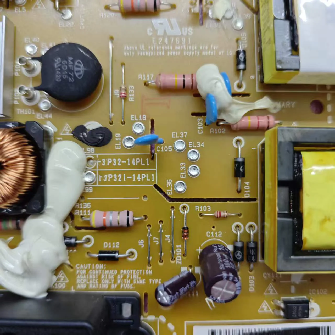 100% test 32LB5610 The power supply board LP32-14PL1 EAX65391401 Original parts LP32-14PLI