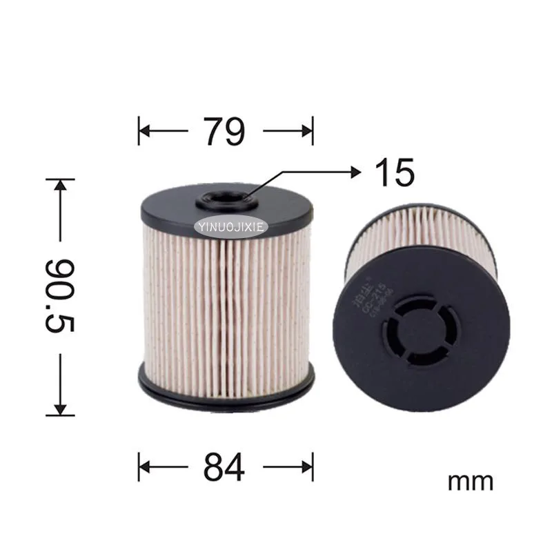 Applicable to Doosan DX55-9C DX60-9C oil and water paper filter element 400403-00444A 400508-00101