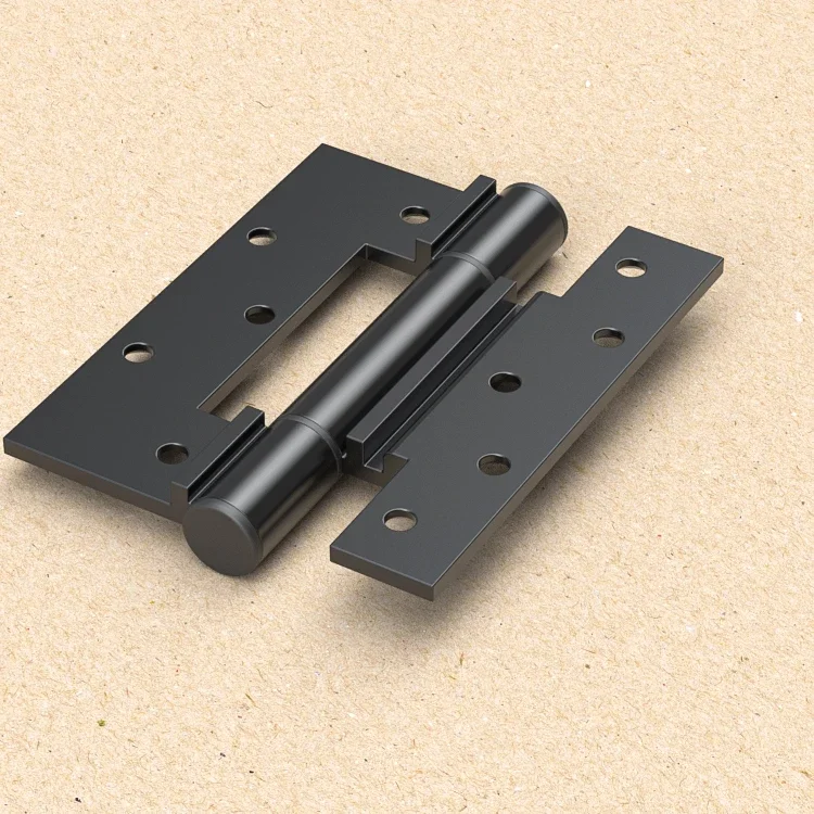 

10Pcs aluminum alloy swing door flag hinge small pitch three-wing flat plate folding