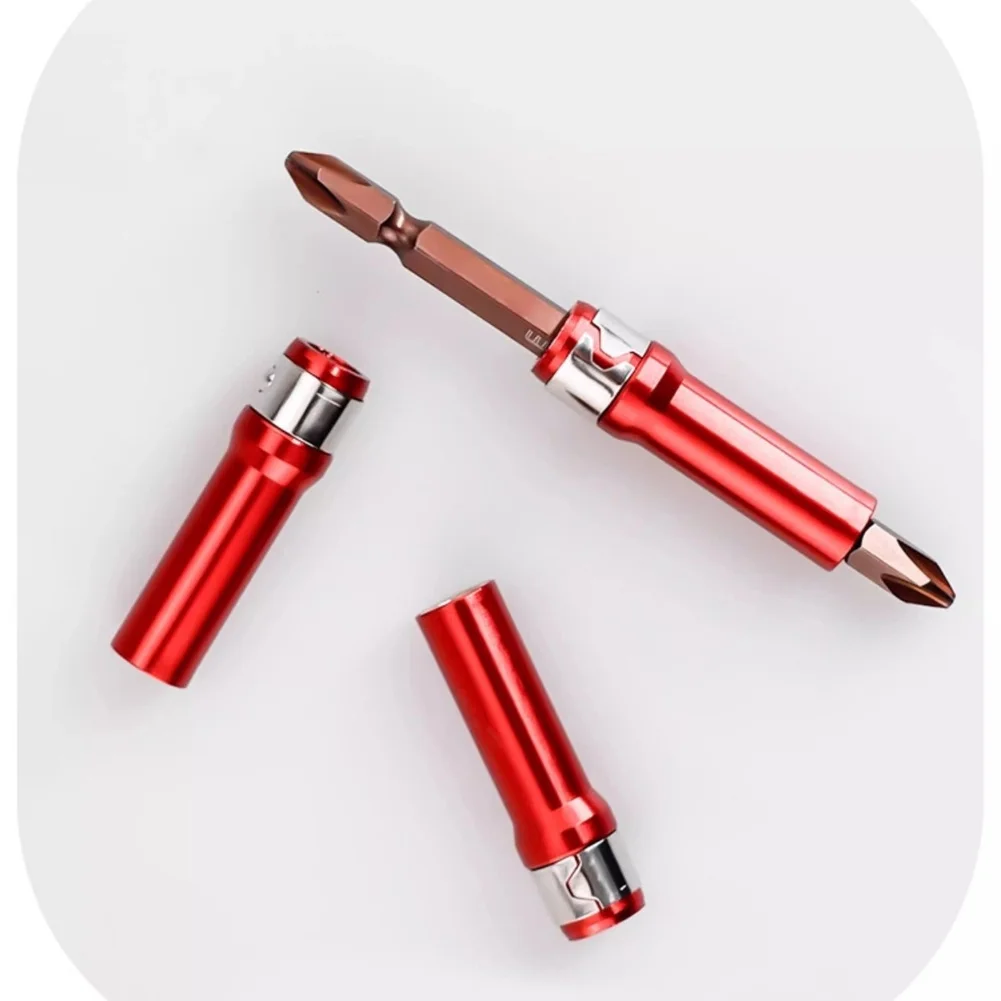 1PCS Three-in-one Sleeve Socket Combination Adapter Set Strong Magnetic Core Sleeve Extension Bar Screwdriver Bit Holder