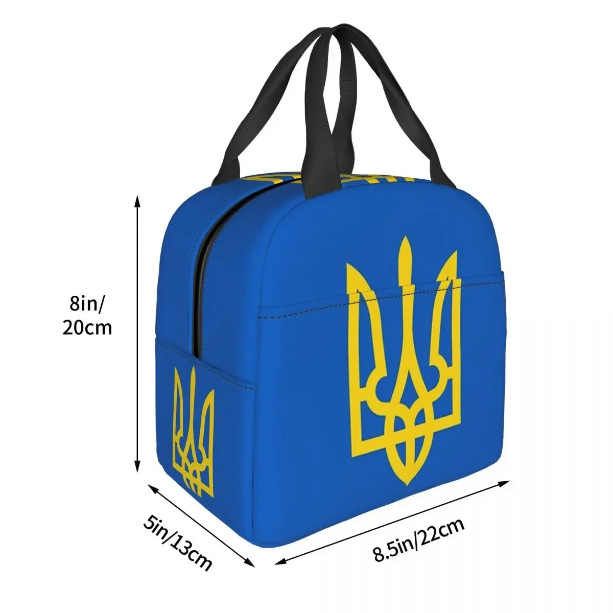 Ukraine Ukrainian National Flag Insulated Lunch Bags Waterproof Picnic Bags Thermal Cooler Lunch Box Lunch Tote for Woman Work