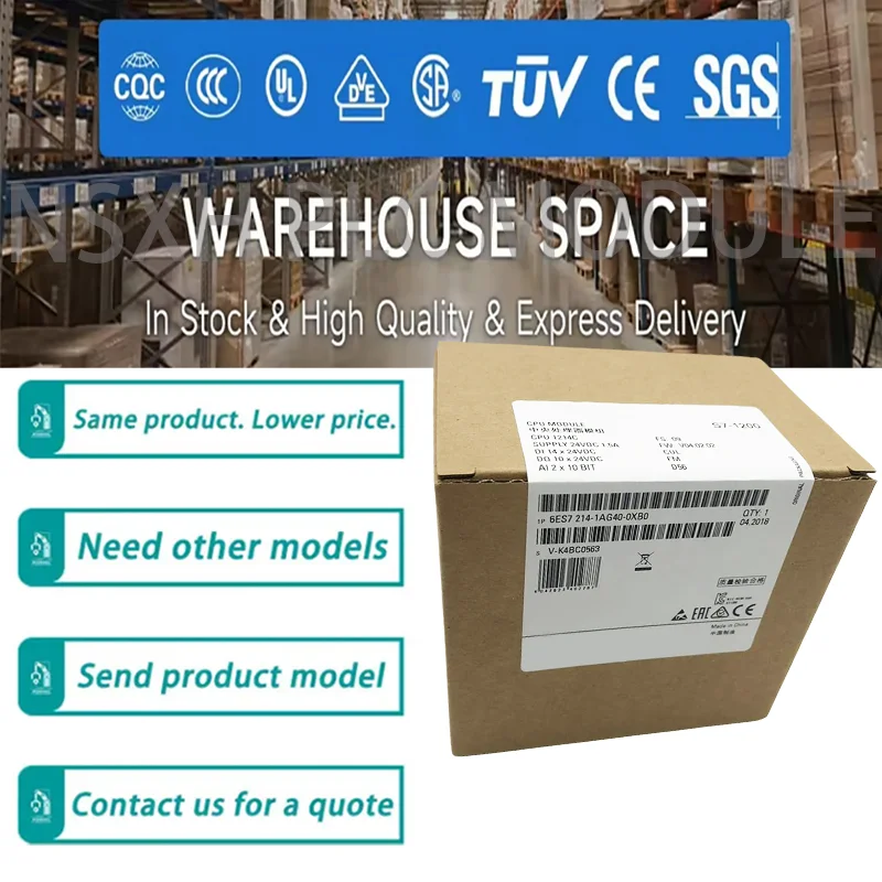 

New Original 6ES7214-1AG40-0XB0 6ES7 214-1AG40-0XB0 S7-1200