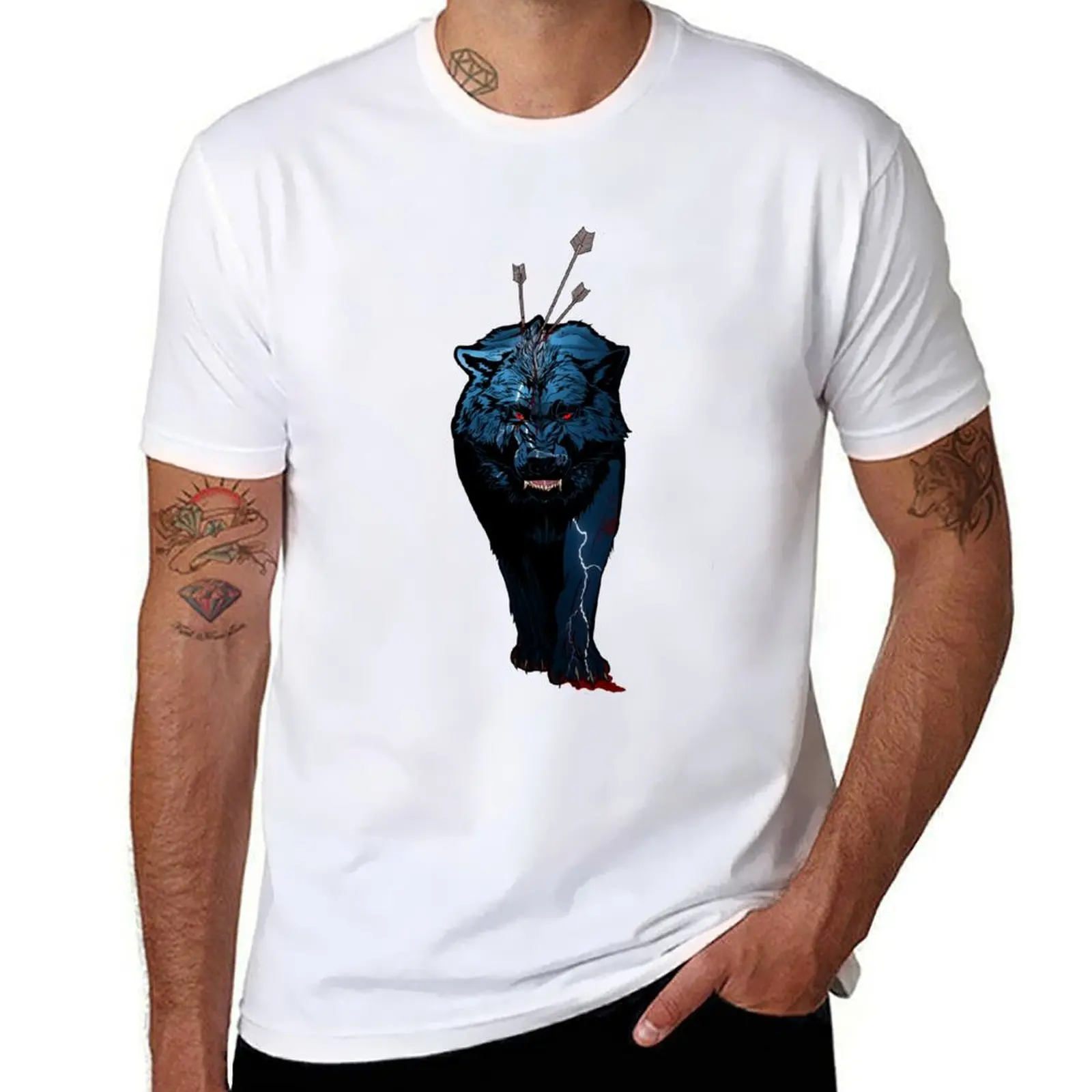 

LONE WOLF T-Shirt Work Wear Breathable Tee