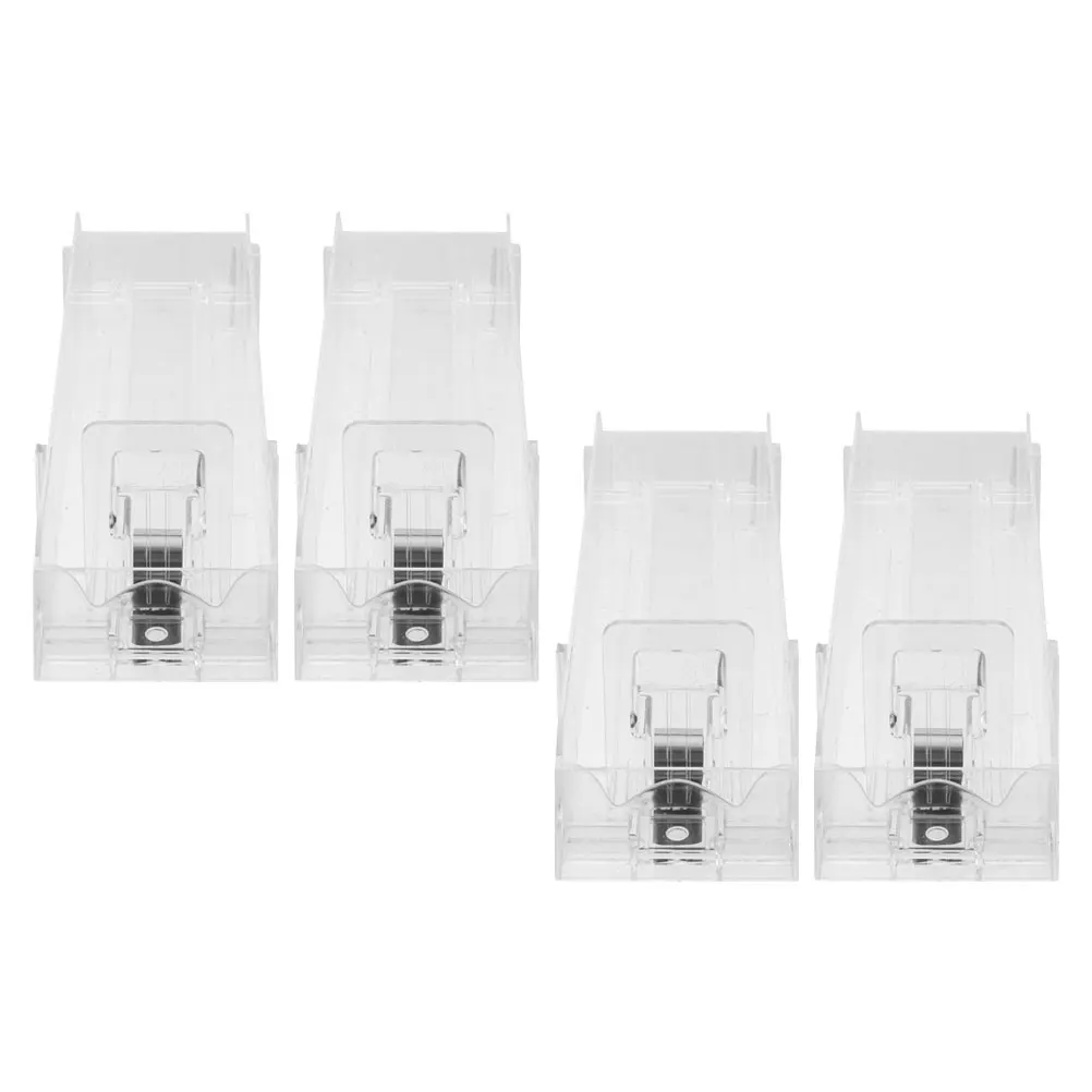 

4pcs Automatic Pusher Organizer Clear Display Rack For Store Counter Cigarette Display Holder Practical Retail Cigarette Rack