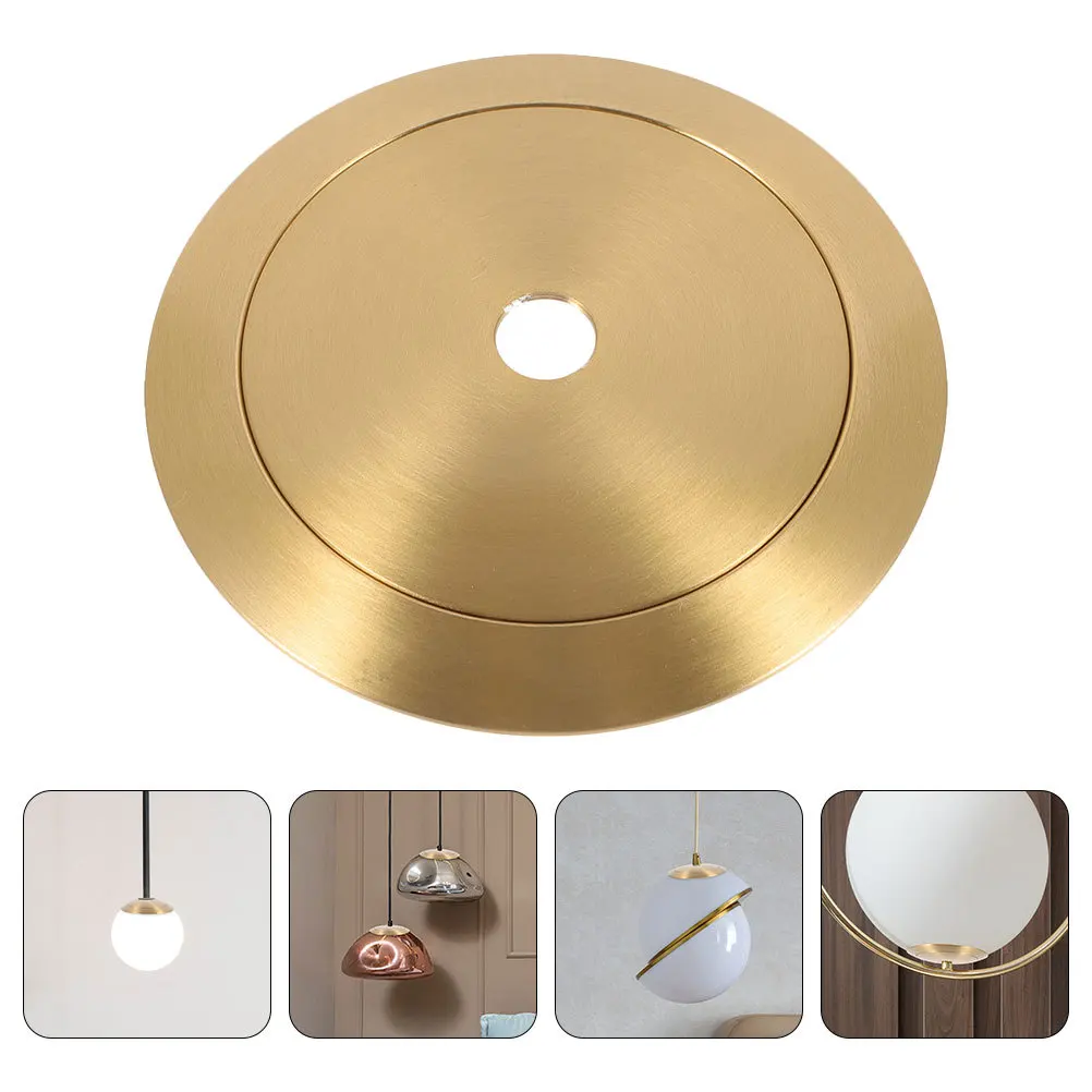 

1Set Brass Lampshade Ring Elegant Glass Lampshade Holder Easy Install Light Socket Retainer Ring Home Decor Accessories