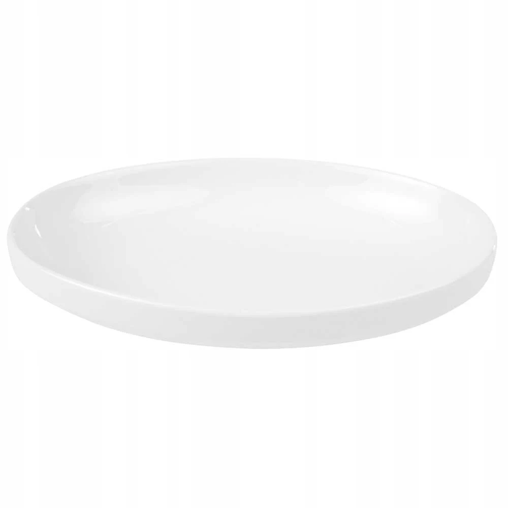 Ambition Plateau porcelaine pour snacks Blanc 20 cm