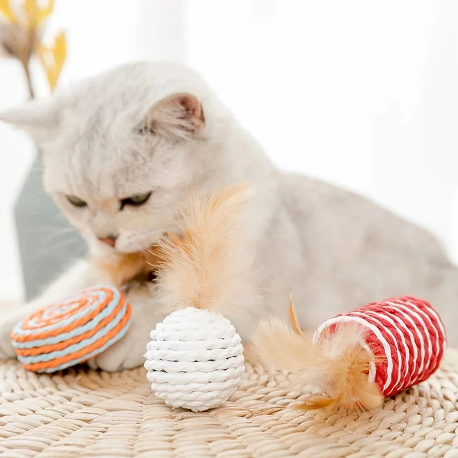 Engaging and Lively Cat Toy Set for Interactive and Endless Fun - Cute and Funny Pet Products for Unlimited Entertainment - Exci