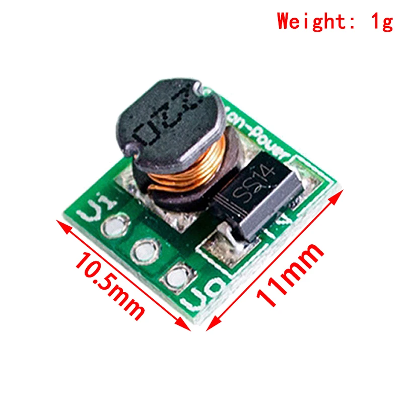 5pcs DC-DC 0.9-3.3V to 3.3V 500mA 0.9-5V to 5V Mini Step Up Boost Power Module DC to DC For Arduino Voltage Converter Module