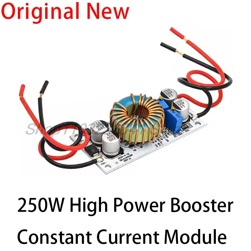 250W 10A Step Up Power Supply DC 8.5V-48V to 10-50V Boost Converter Constant Voltage Current Drive Module Adjustable CC CV