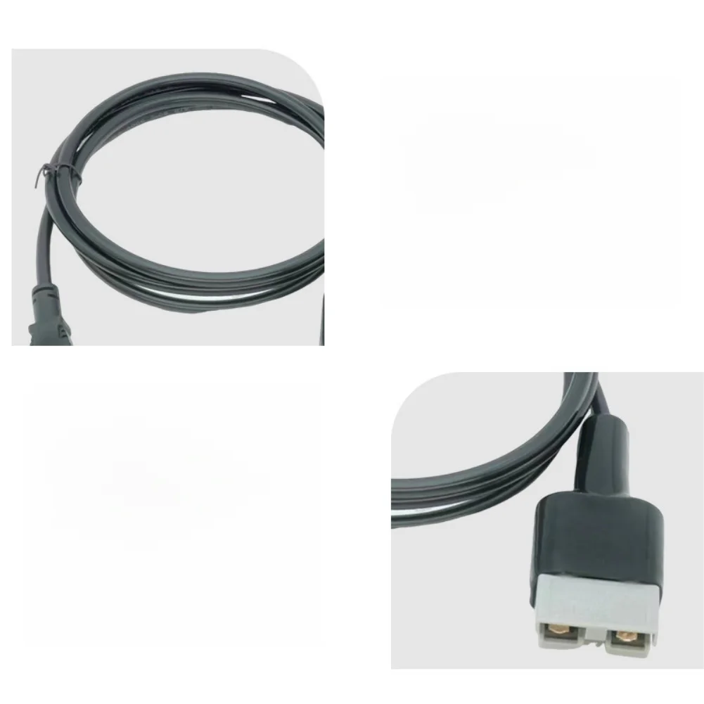 50A To For XT60 Female Conversion Cable Solderless High Current Power Adapter For RC For Battery Car Charging 1.5M Black Wire