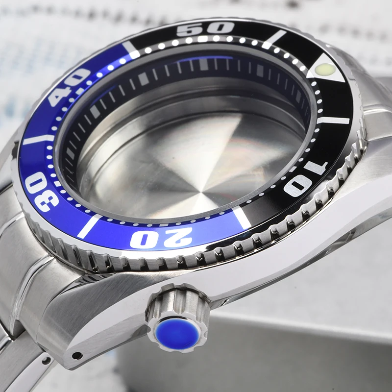 HEIMDALLR MM200 Watch Case Stainless Steel SBDC/Sumo Case Sapphire Glass For NH35/36 Automatic Movement Fit Seiko Mod Case