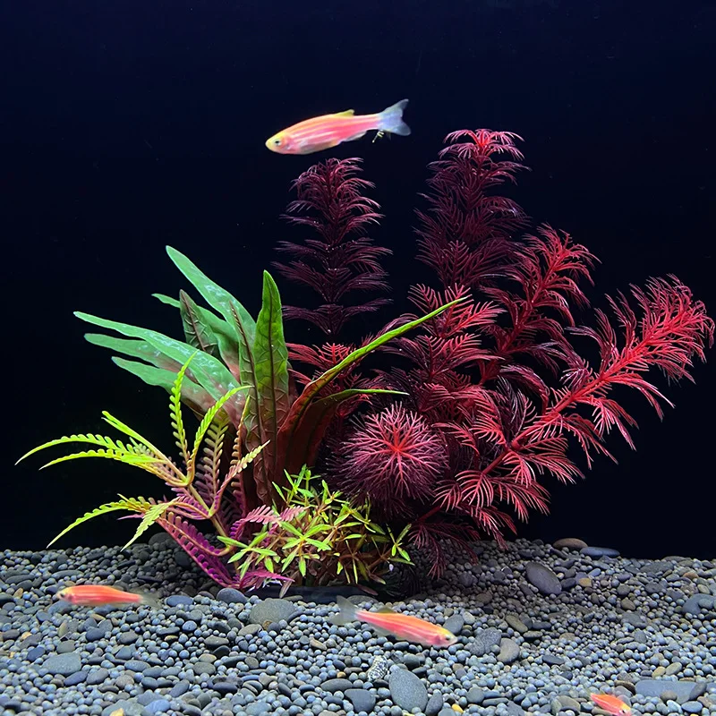 1pc Realistic Artificial Water Grass Aquarium Decor Plants Safe for Fish Fish Bowl Tank Indoor Decor