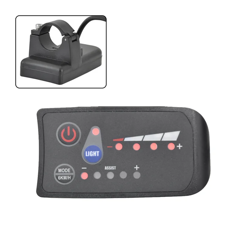 LED Display E-Bike medidor para bicicleta elétrica, 5Pin, S810, 36V, IP65