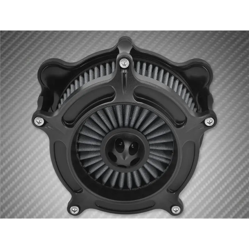 A96E-Intake Air Filter Motorcycle For Touring 2008-2016 Dyna FXDLS 2017 Softail 16-17 Gray Air Cleaner