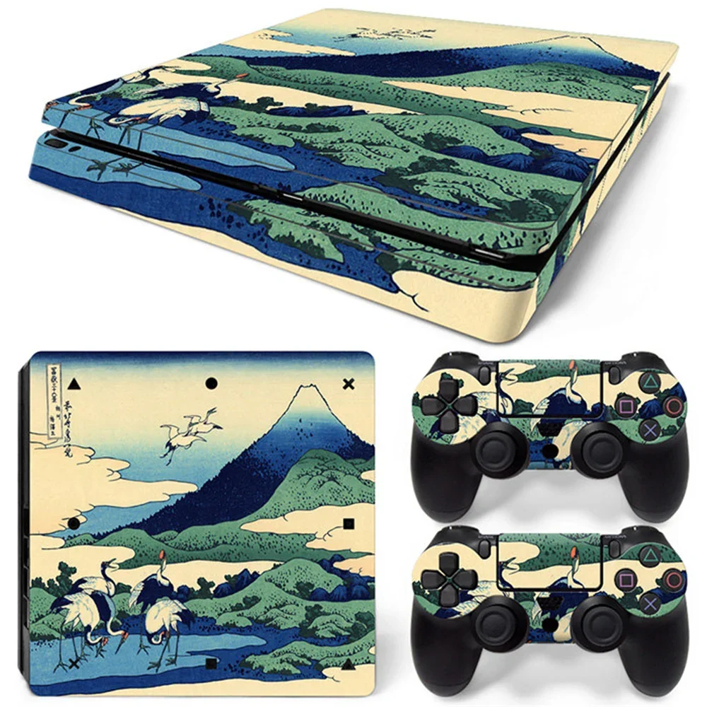 Новое поступление, оригинальные водостойкие наклейки Great wave для PS4 Slim