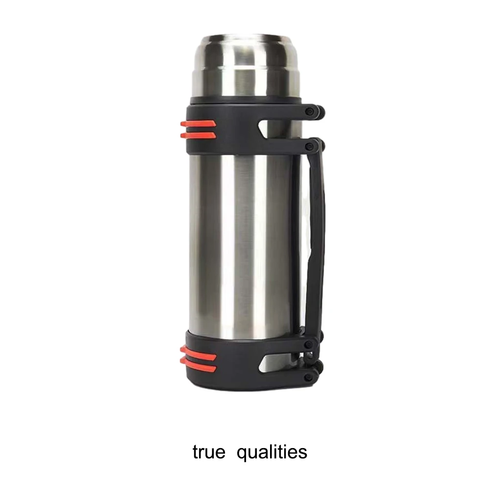 304 Stainless Steel Thermos - Non-toxic Odorless And Anti-corrosion Coffee Tea Thermos Bottle Red 2000ml