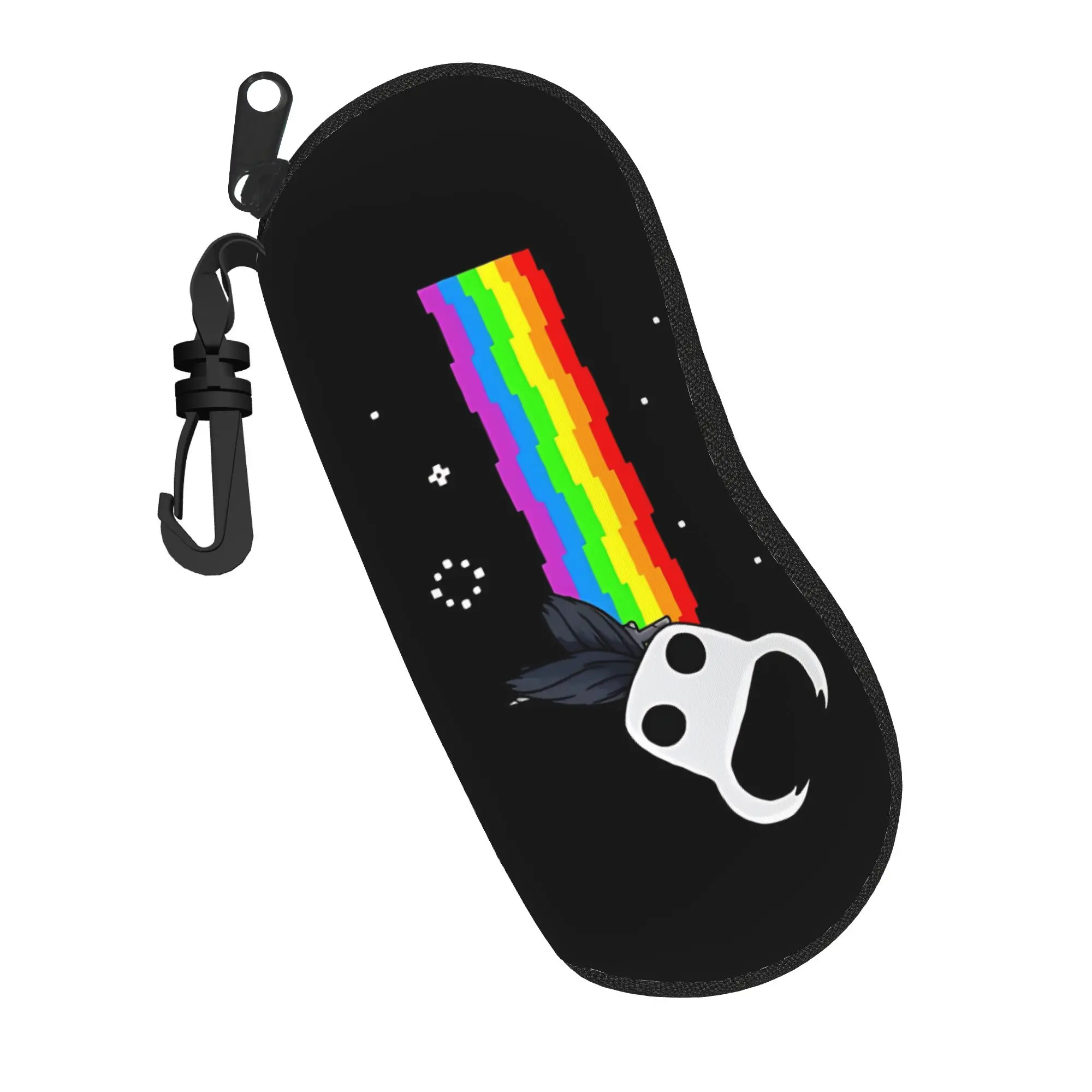 Hollow Knight Rainbow Cat Glasses Case Men Women Travel Box  Eyewear Storage Box Ins Eyeglasses Box
