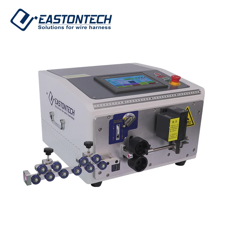 FACTORY Automatic 1-6mm2 Wire Peeling Bending Machine Copper Cable Strip Bend Machine Automatic Electronic Wire Bender 0-150°