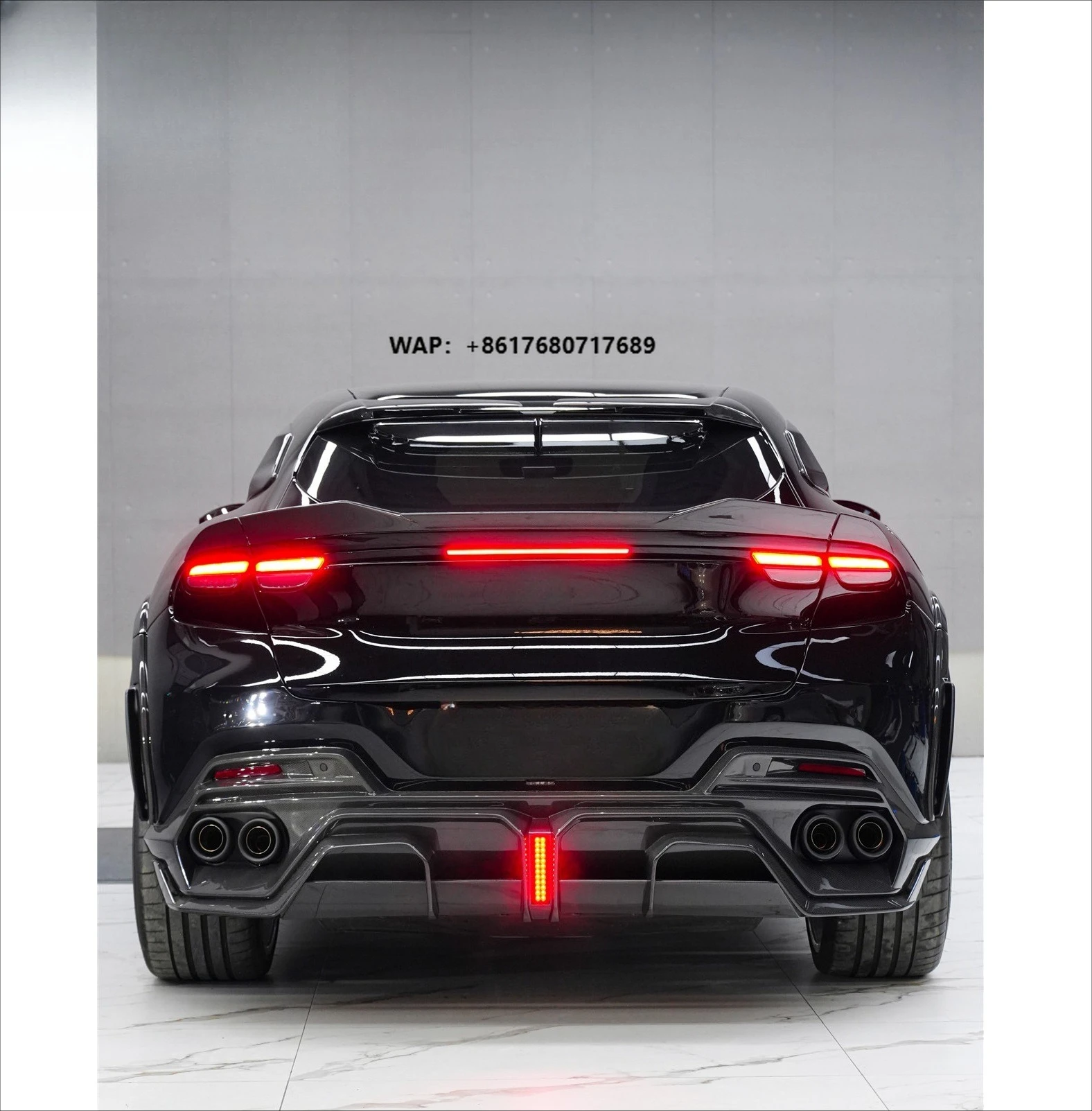 IMP Performance Partial Carbon Fiber 2023-2026 Purosangue FUV Rear Bumper Body Kit for Purosangue Rear Bumper