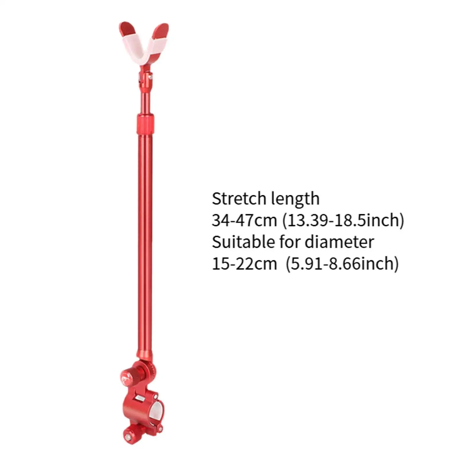 

Fishing Rod Bracket Retractable Adjustable Fishing Supplies Detachable Fishing Pole Support for Ground Bank Fishing Fishing Box