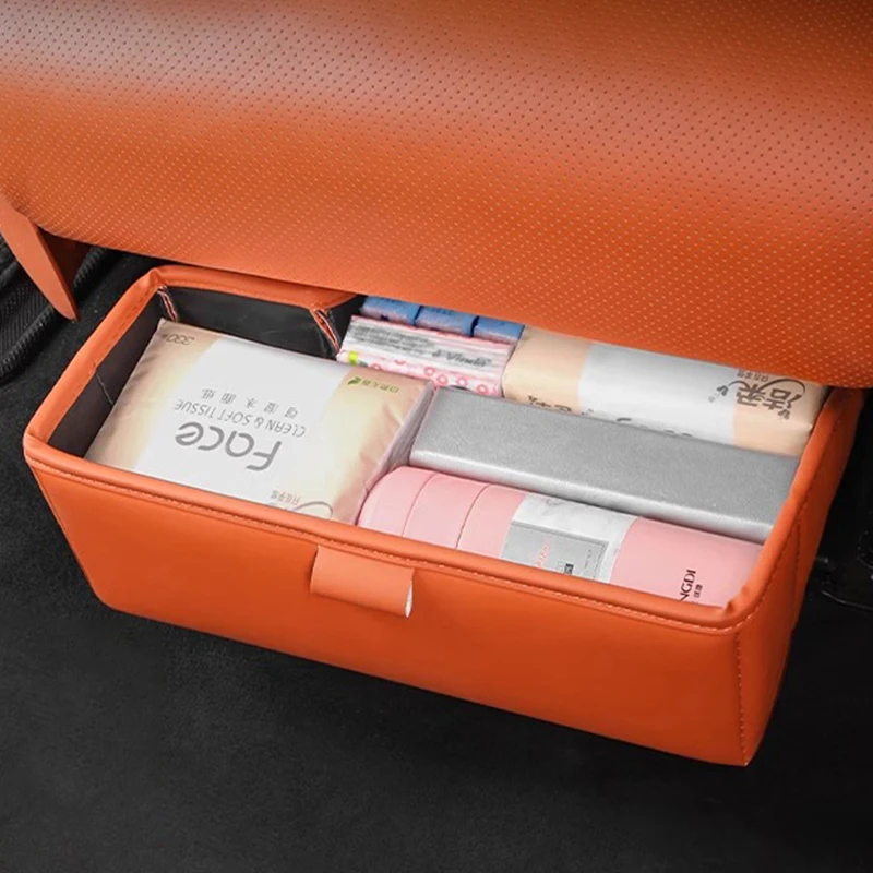 

For Leading Ideal L9 A special foldable storage box for the second-row seats, with interior decoration for modified auto parts