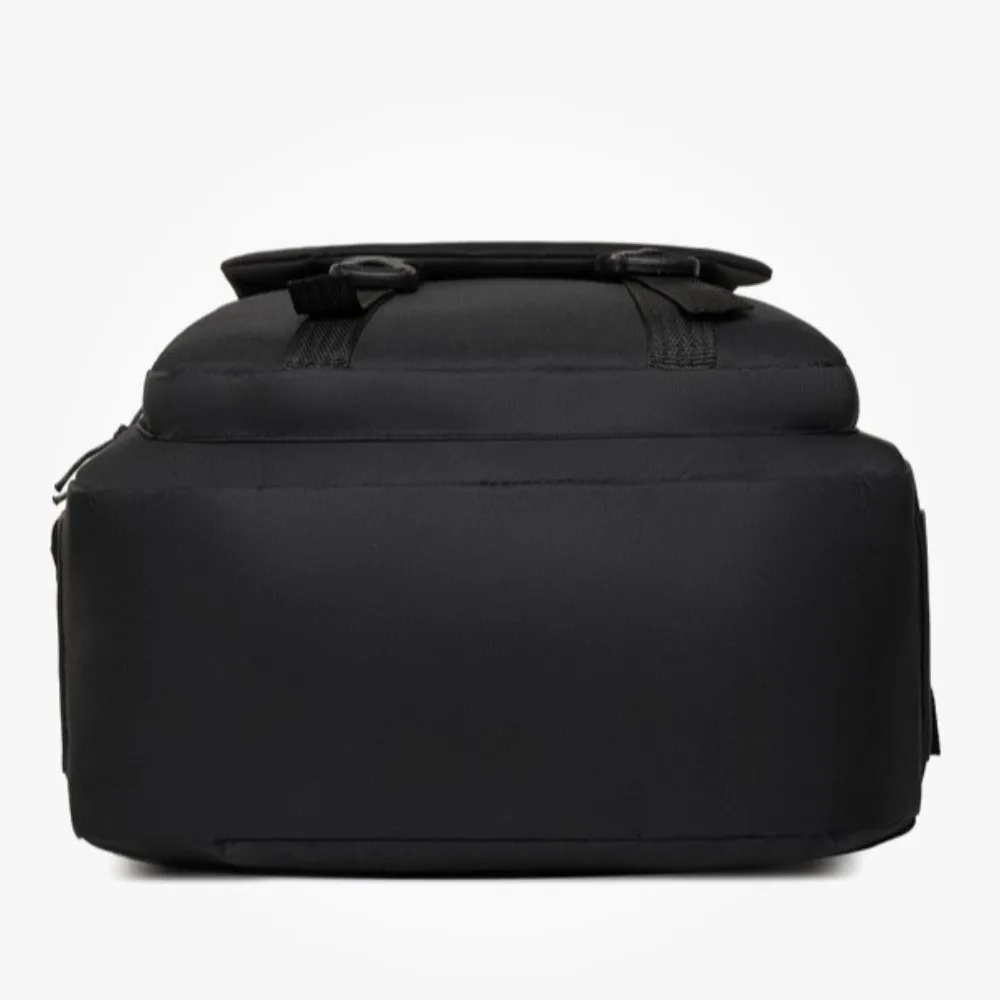 

Водонепроницаемый рюкзак унисекс, износостойкий школьный рюкзак с несколькими карманами, однотонный деловой рюкзак с регулируемым ремешком