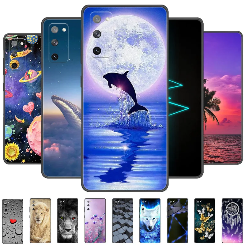 Funda para Samsung Galaxy S21FE S21 Ultra 5G, carcasa negra de silicona suave, Fundas para Samsung S21 FE