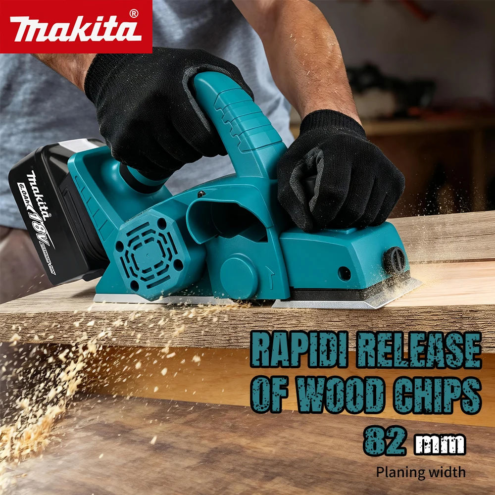 Makita DKP180 High‑Speed Brush‑less Planer Wear‑Resistant Base Plate For Farm Fence Timber‑Trimming Power tools