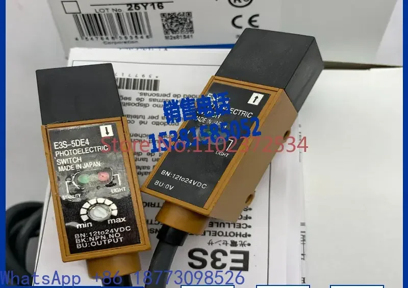 

Фотоэлектрический переключатель E3S-RS30B4-30 E3S-5E4 (E3S-5DE4+E3S-5LE4) датчик