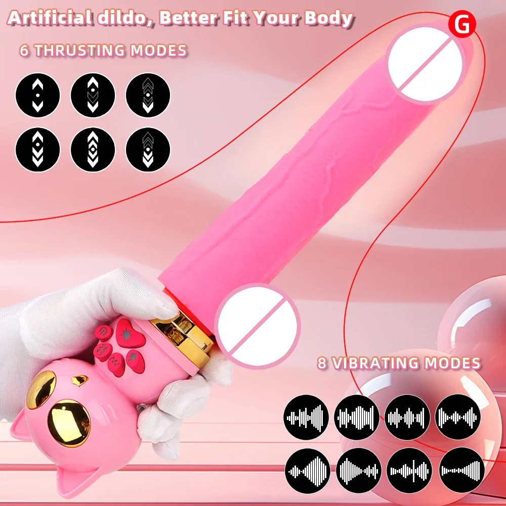 

Automatic Telescopic Dildo Fixed Base Heating Sex Machine G-spot Stimulation Massage Masturbator Artificial Penis Adult Store 18