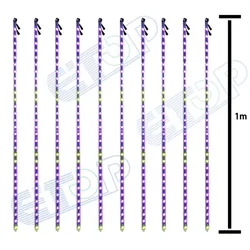 1M long DC12V addressable 3D WS2815  RGB digital meteor tube light;60pcs RGBWS2815chips 5050 LEDs/60pixels