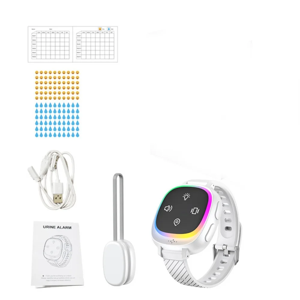 Wireless Bedwetting Alarm Portable Hand Worn Urine Moisture Alarm Wearable Anti loss Vibrating Reminder Device Baby