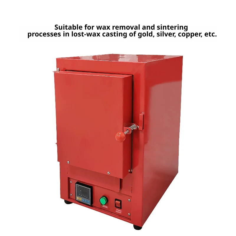 High Temperature Electric Oven for Jewelry Gold Making Gypsum Mold Dewaxing Baking Casting Tool for Experimental Use
