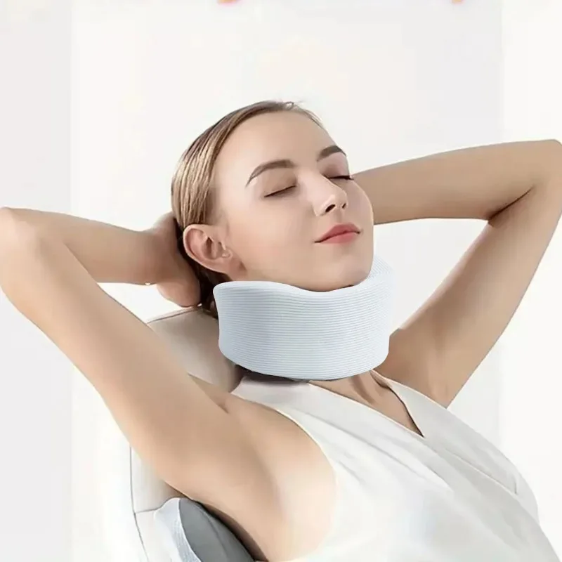 

Neck Brace, Foam-filled Cervical Support Traction Device Neck Stabilization & Pressure Relief Device Adjustable Neck Stabilizer
