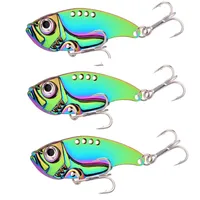 Metal VIB 3/7/10/15/20G Fishing Lure Vibration Spoon Colorful Hard Baits Crankbait Wobbler Swimbait Cicada VIB Tackle
