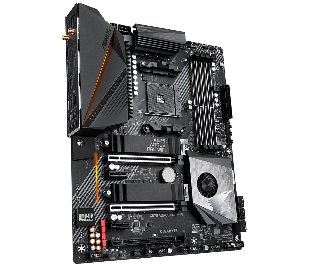 Gigabyte GA X570 AORUS PRO WIFI Computer USB3.0 M.2 Nvme SSD Motherboard AM4 DDR4 X570 Desktop Mainboard