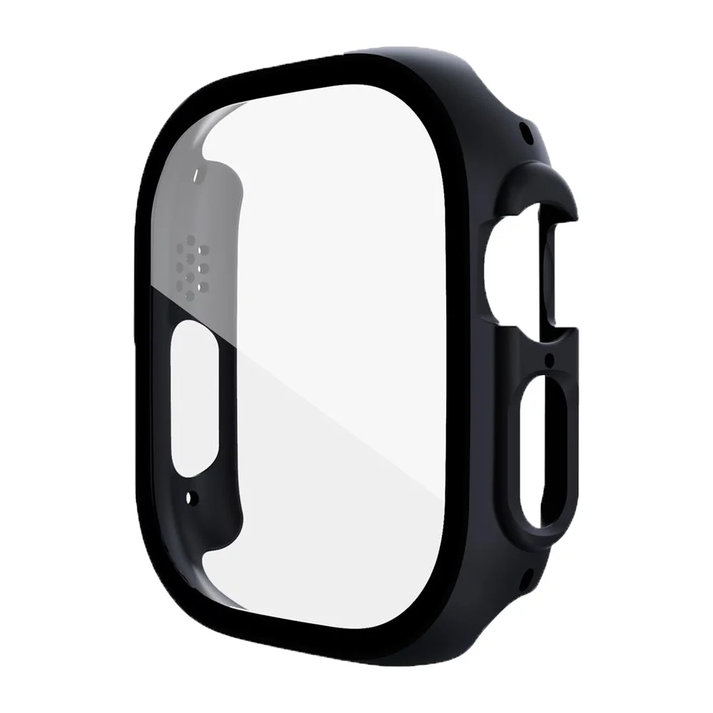 Glass+Cover For Apple Watch case 49mm Accessories All-Around PC Screen Protector Bumper Tempered cover Apple watch Ultra case