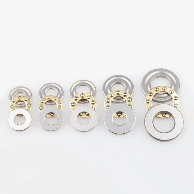 I/D 3/4/5/6/7/8/9/10mm Mini Axial Ball Flat Washers Thrust Bearing F3-8M F4-9M F4-10M F5-10M F5-12M F6-12M F7-13M F8-16M F10-18M