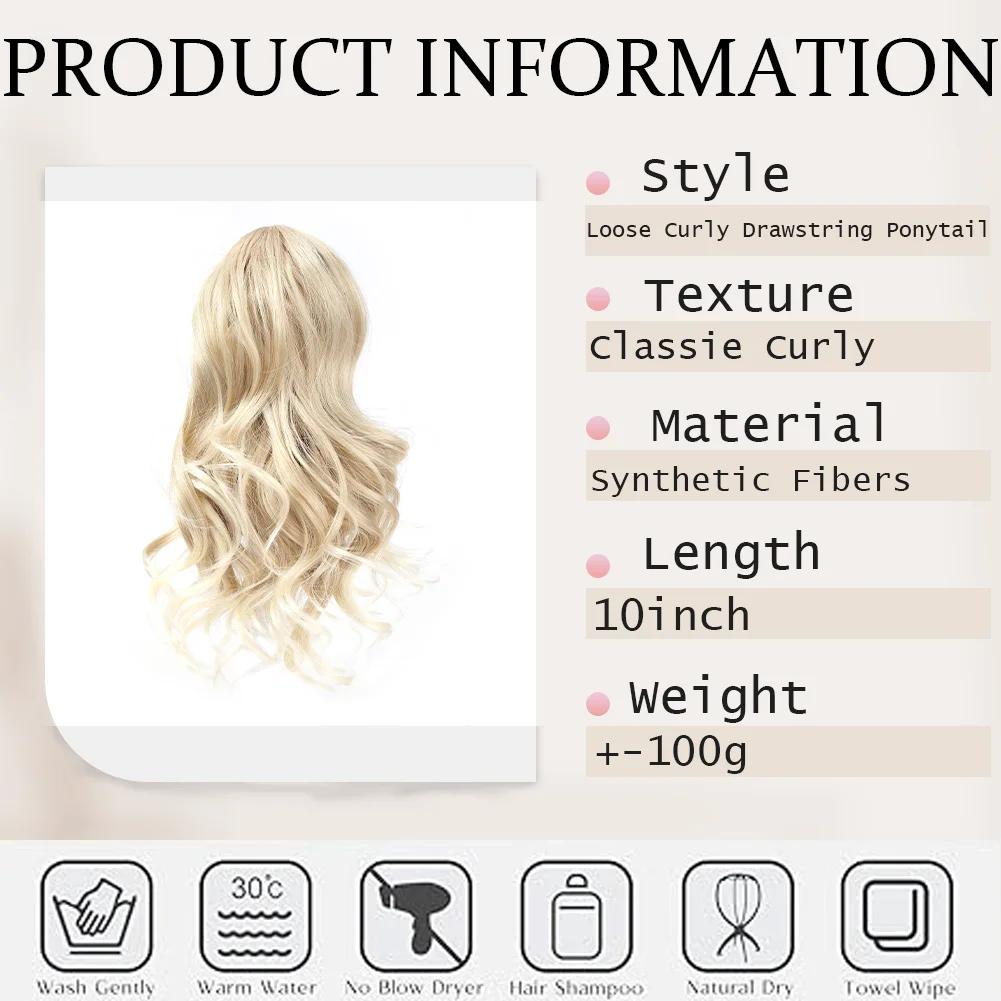Ponytail Extension Synthetic Hair 10\