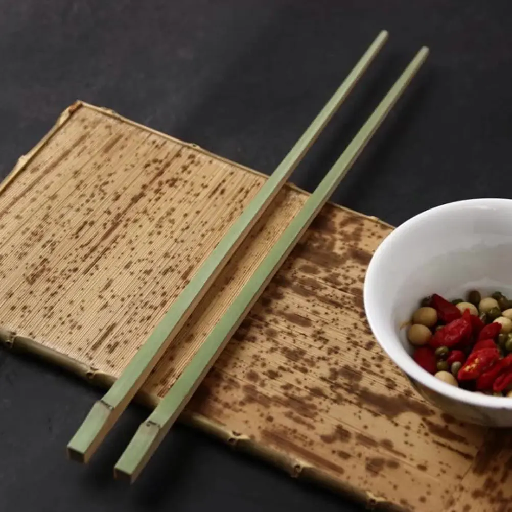 

Pointed Bamboo Chopsticks Reusable Japanese Food Serving Sushi Utensils Household Storage Practical