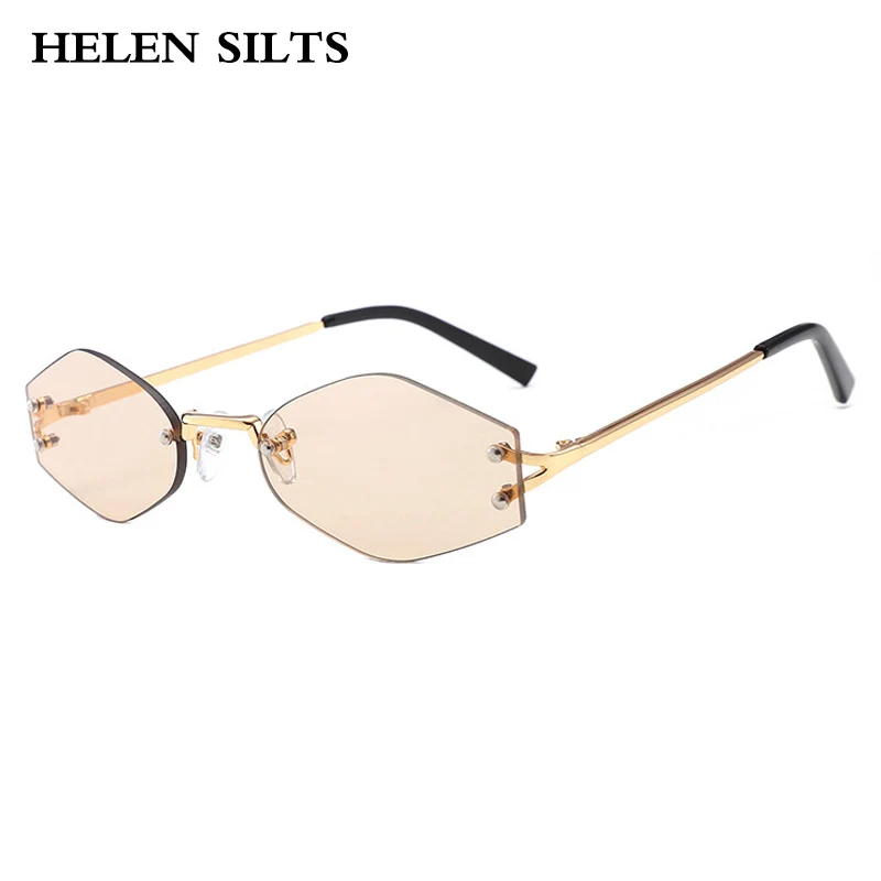 

Y2K Popular Vintage Hexagon Metal Sunglasses Women Luxury Brand Designer Sun Glasses Steampunk Sunglasses UV400