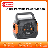 Flashfish A301 Portable Power Station 320W 292Wh 80000mAh Solar Generator 100W PD Battery Power Bank for Outdoor Travel Camping